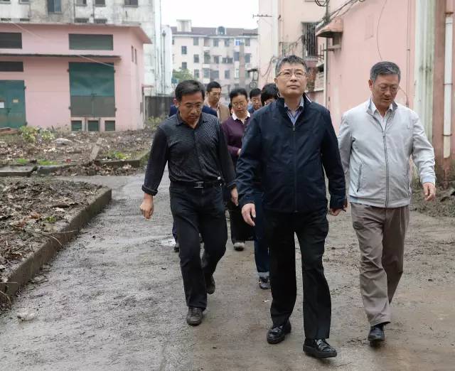 陆晓栋一行来到彭浦新村街道