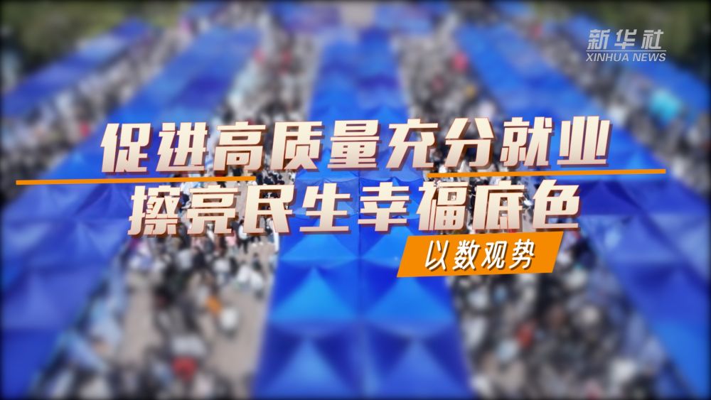 以数观势｜促进高质量充分就业 擦亮民生幸福底色