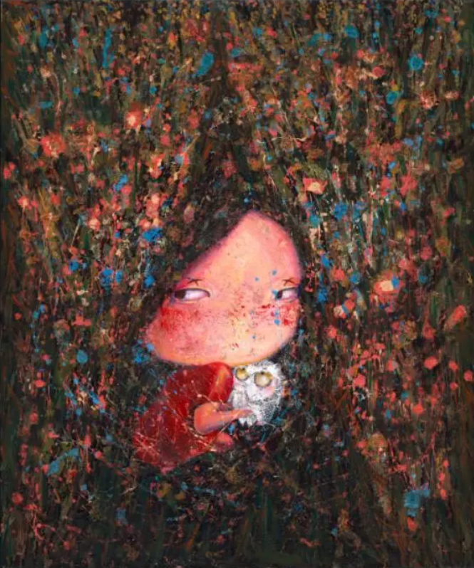 这个脸上只有双眼和眉间疤痕的小女孩，凭什么治愈无数人？｜展·在静安