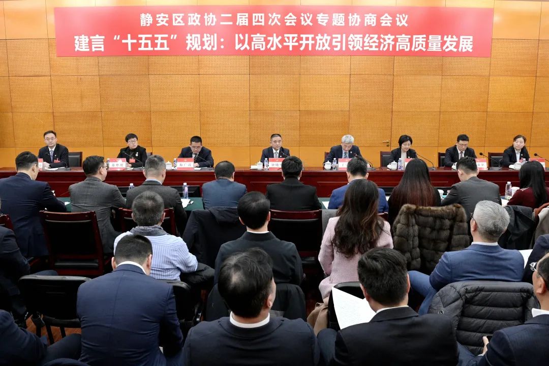 建言“十五五”规划：以高水平开放引领经济高质量发展｜区政协二届四次会议专题协商